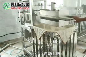 豆（dòu）腐幹機生（shēng）成現場